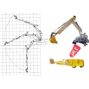 Long Reach Use Excavator Telescopic Boom Shaogang Q355B Better Slider