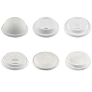 Buy cheap 100% Fiber Pulp PFAS-Free compostable bagasse molded pulp paper coffee cups lids from wholesalers