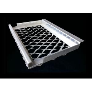 Buy cheap Building Expanded Metal Mesh Facades, 1200X2400MM Frame Aluminum Curtain Walls from wholesalers