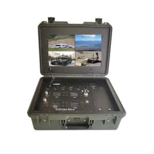 Buy cheap 4 Channel COFDM HD Video Transmitter with 17-inch Monitor and AES Encryption for Secure Multi-location Surveillance from wholesalers