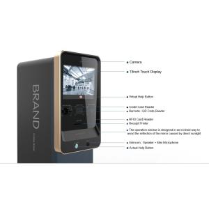 Anti-vandal Parking Payment Kiosk IR/SAW/Capacitive Touch Screen
