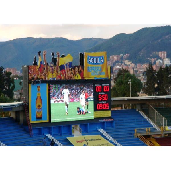 Outdoor IP65 Stadium Perimeter LED Display , LED Display Scoreboard For