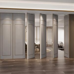Commercial Folding Room Partition Wall , Operable Folding Partition Doors