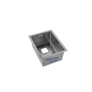 Buy cheap Topmount Undermount Stainless Steel Kitchen Sink 34cm Wide Rectangular from wholesalers