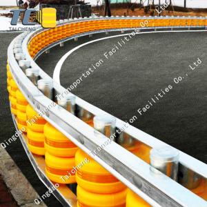 Buy cheap EVA Rotating Rolling Guard Barrier Elastic Galvanized Powder Coated from wholesalers