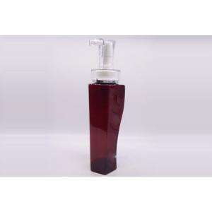 Buy cheap Irregular Square 400ml Plastic Cosmetic Bottles With Lotion Pump from wholesalers