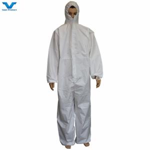 Buy cheap Cat 3 Type 56 Protective Safety Nonwoven Polypropylene Disposable Microporous Coverall from wholesalers