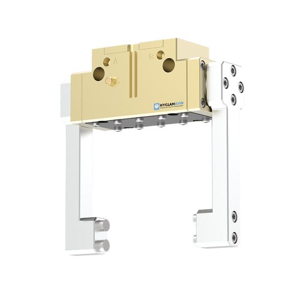 Buy cheap Straight Groove Two Jaw Gripper Pneumatic Parallel Jaw Gripper OEM from wholesalers