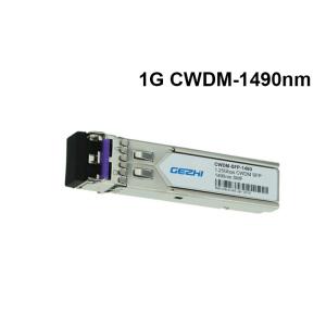 Buy cheap 1.25Gbps CWDM SFP Module 1490nm 80km optical transceiver from wholesalers