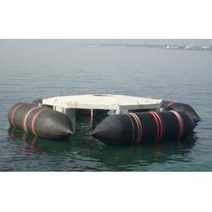 Air lifting buoyancy salvage and refloatation rubber airbag for dock constructio