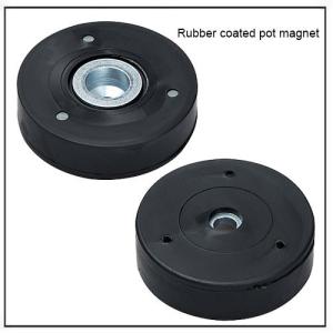 Buy cheap rubber-coated component magnets base with internal thread product