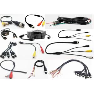 Pure Copper Backup Camera Cable 20m Extension 4 Pin Aviation IP68 Waterproof