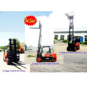 Buy cheap OEM Diesel Forklift Truck With Triplex Full Free Mast 5m Side Shift Container from wholesalers