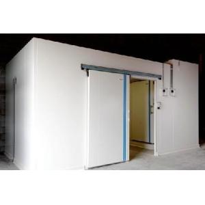 Customized 4*8*2.6M Cold Room Cooling Unit 42KG/M3 Curved Corner Commercial Cold