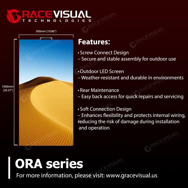 ORA-2.6 to ORA-4.8: Scalable LED Solutions – 16-Bit Color, IP65 Protection, and