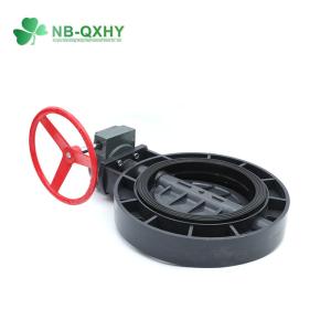 Customization Industrial Valve Plastic UPVC Butterfly Valve with Fluorinated
