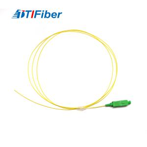 Buy cheap FTTH Singlemode Simplex SC APC Fiber Optic Pigtail Yellow Jacket from wholesalers