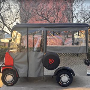 Buy cheap 6-Seater Electric Passenger Four-Wheeler with Mingzun 70-Magnet Motor and 30-Tube Controller for Efficient Group Transport from wholesalers