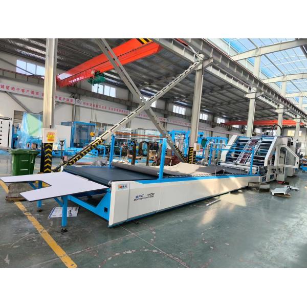 Quality High Speed Sheet To Sheet Laminating Machine For Corrugated Paper With Servo Control And Automatic Correction At 150m/Min for sale