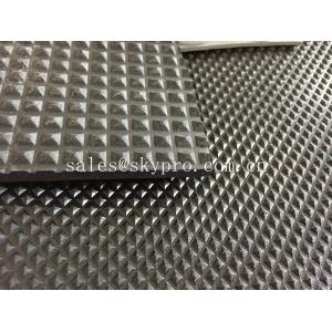 Buy cheap Diamond and pyramid textured rubber car matting anti - skidding garage from wholesalers