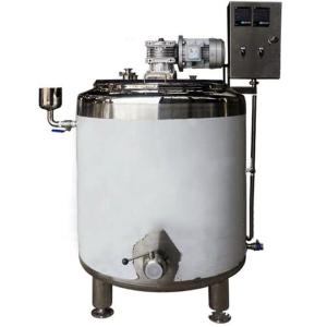 Buy cheap Industrial Electric Double Jacketed Dye Mixer Tank Cylindrical Shape Temperature Control from wholesalers