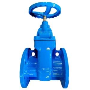 Rising Stem Flange Gate Valve Soft Sealed Ductile Iron for Sewage Pipelines