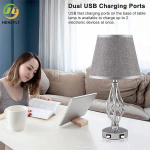 Buy cheap Retro Bedside Touch Dimming USB Charging Table Lamp For Hotel Bedroom from wholesalers