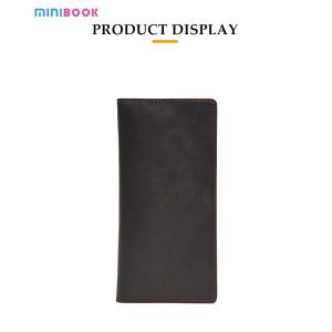 Custom Men's Genuine Leather Wallet with Multi-function Design OEM ODM