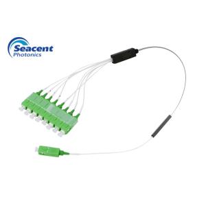 Buy cheap 1x8 Branch Type Fiber Optic Plc Splitter Good Channel Uniformity 1260-1650 Nm from wholesalers