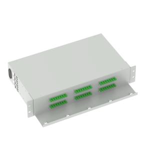 Buy cheap FC APC Optical Distribution Frame 48 Ports 19 Inch Patch Panel Ideal for FTTX and Network from wholesalers