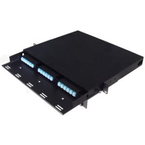 Buy cheap Sliding Patch Panel Fiber Optic Distribution Box Max 3 X 24 Fiber MPO/MTP Cassettes 3 LGX Module from wholesalers