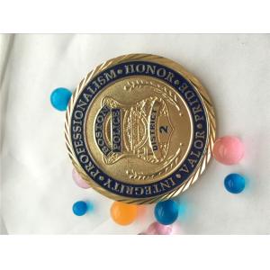 Buy cheap Zinc Alloy Custom Fashion Metal Challenge Coin with different boarder from wholesalers