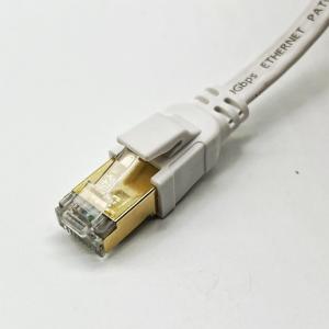 Custom White 1m Cat8 Ethernet Cable For Network Connection Rj45 Connector Lan