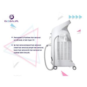 Professional 3 Wavelength Diode Laser Hair Removal Machine 0.5 - 10Hz Frequency