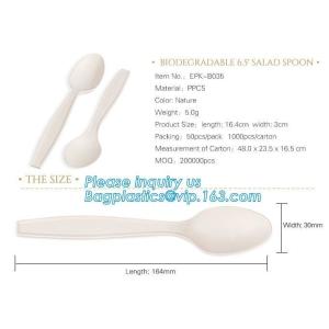 Buy cheap 13 cm Length Corn Starch Bio Plastic Disposable Table Spoon,Eco-friendly Corn Starch Disposable Plastic Spoon,bagease pa from wholesalers