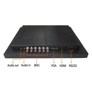 Buy cheap Black 15 Inch CCTV LCD Monitor Panel Wall Mount Wide Viewing Angle Low Consumption from wholesalers