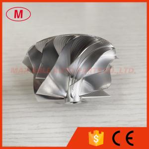 Buy cheap RHF5 reverse 7+7blades 52.00/63.00mm high performance turbo milling/aluminum 2618/billet compressor wheel from wholesalers