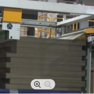 Buy cheap 7.5KW Down Stacker Machine 1.8m Stacking Height Corrugated Cardboard Production Line from wholesalers