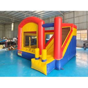 Buy cheap Commercial Inflatable Jumping House With Dry Slide Funny Inflatable Castle from wholesalers