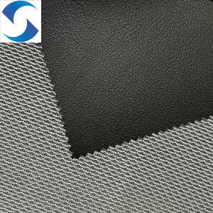 Buy cheap Customizable Hand Feeling Faux Leather Fabric for Various Applications from wholesalers