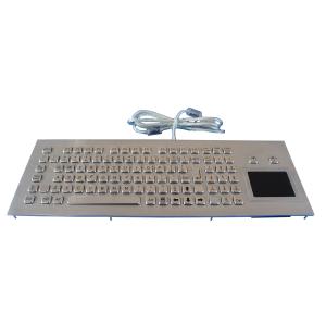 IP65 Waterproof Industrial Panel Mount Stainless Steel KVM Keyboard With