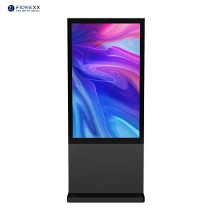 Buy cheap 32 Inch Black Android Outdoor Fanless Vertical Digital Totem Customized Material Outdoor Display Screen from wholesalers