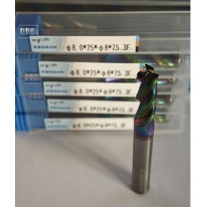 Buy cheap MAE PLUS Φ8.0x25x8Dx75mm 3 Flutes End Mill for Non-Ferrous Metals Aluminium and Copper Processing from wholesalers