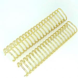 Rainbow Double Metal Spiral Binding Wire With Electroplating