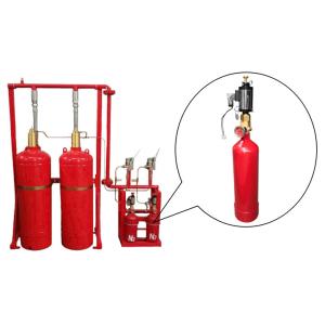 Buy cheap Pressure 3.0 Barg FM200 Gas Suppression System Effective Fire Suppression 120L from wholesalers