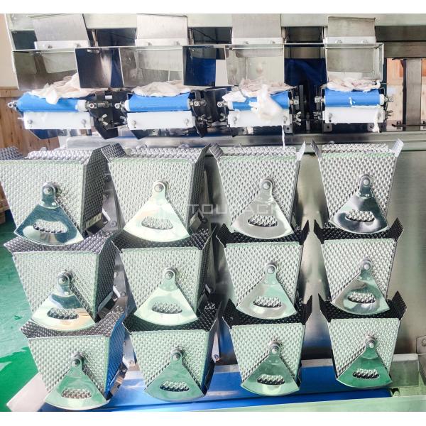 Buy cheap 8 Head Combination Weigher Pork Chicken Wings Anti Sticking Screw Feeding Multihead Weigher from wholesalers