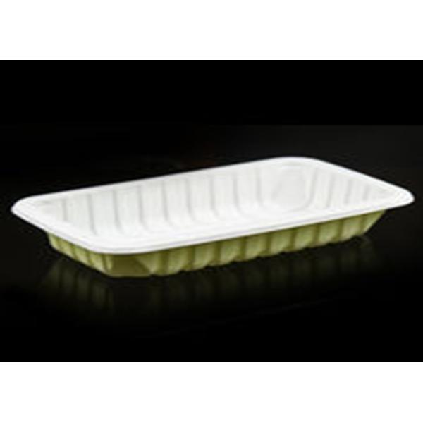 Compostable Custom Biodegradable Trays , 100% Disposable Sugarcane Pulp Paper