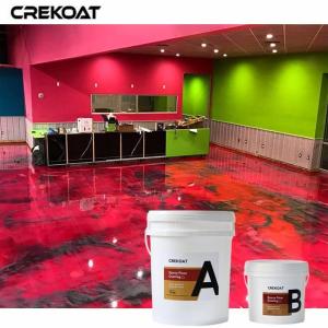 China Non-Yellowing Metallic Epoxy Floor Coating Waterproof And Moisture-Resistant on sale