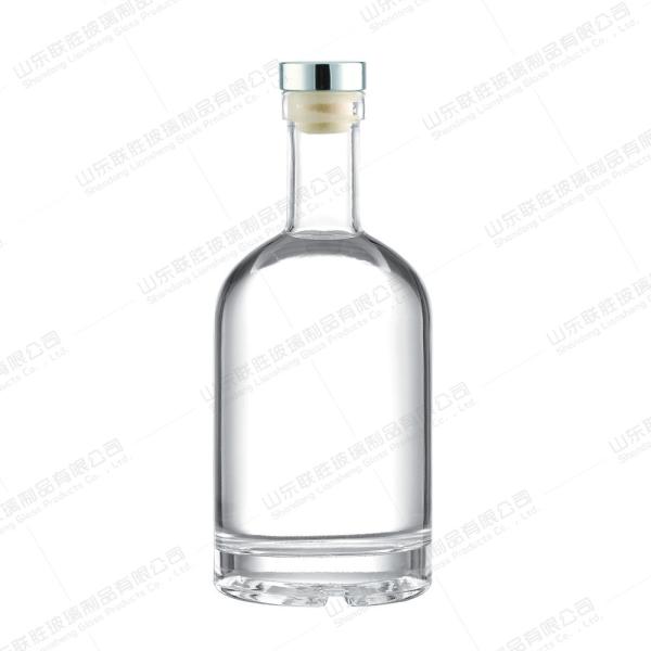 Buy cheap Empty Spirit Custom Size Accepted 100ml 200ml 375ml 500ml Clear Gin Glass Bottle from wholesalers
