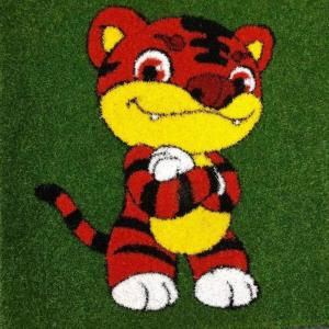 Buy cheap Cleaning Artificial Turf Grass For Kindergarten Lovely Animal Pattern from wholesalers